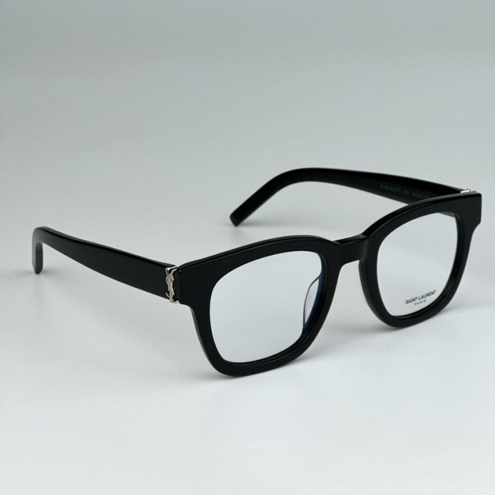 NEW Saint Laurent SLM124 OPT 001 Black Cat Eye Unisex Eyeglasses - Picture 6 of 11